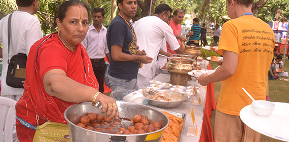 Serve Prasadam